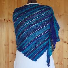 Asymmetric Woollen Shawl