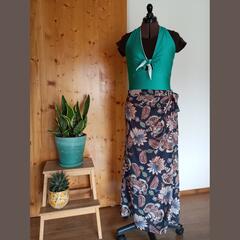 Bathing Suit & Wrap Skirt